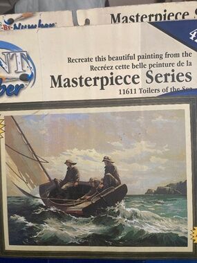Paint By Number Kit - No Paint- Masterpiece toiler is the sea series 11611